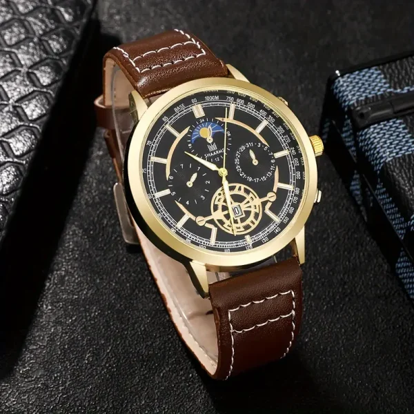 3 piezas de relojes de cuarzo de estilo vintage - Image 3