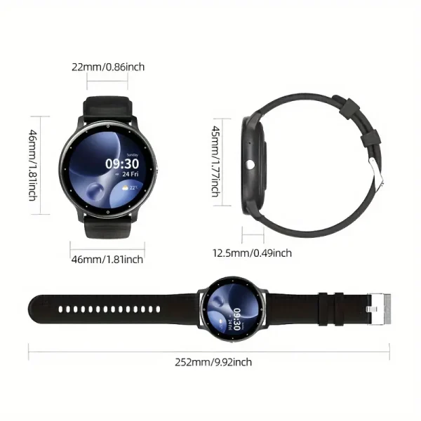 Reloj Inteligente GWENLAND con Pantalla Redonda de 3.25cm - Image 2