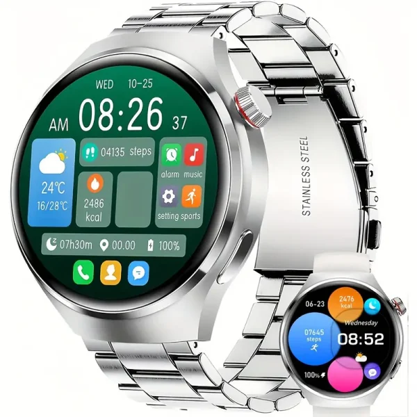 Reloj inteligente HD de 1,43" con contador de pasos y calorías - Image 2