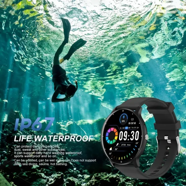 Reloj Inteligente GWENLAND con Pantalla Redonda de 3.25cm - Image 3