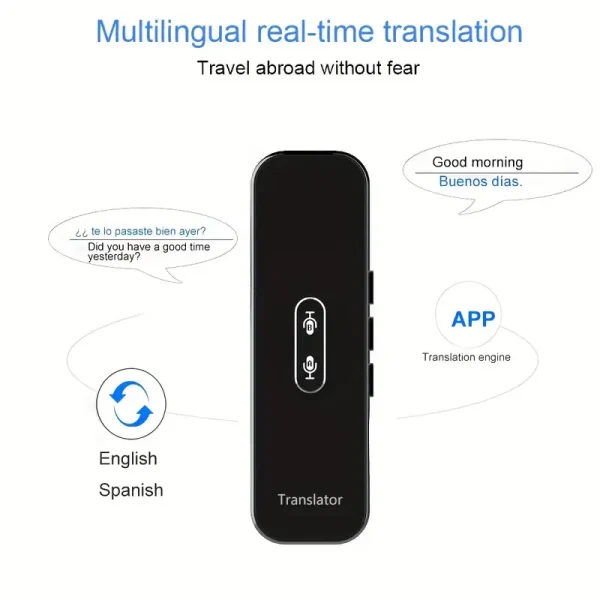 137 Idiomas Traductor de Voz Inteligente - Image 2