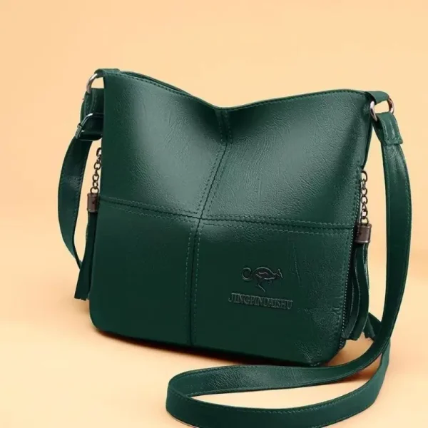 Bolso De Cubo De Cuero Vegano De Moda