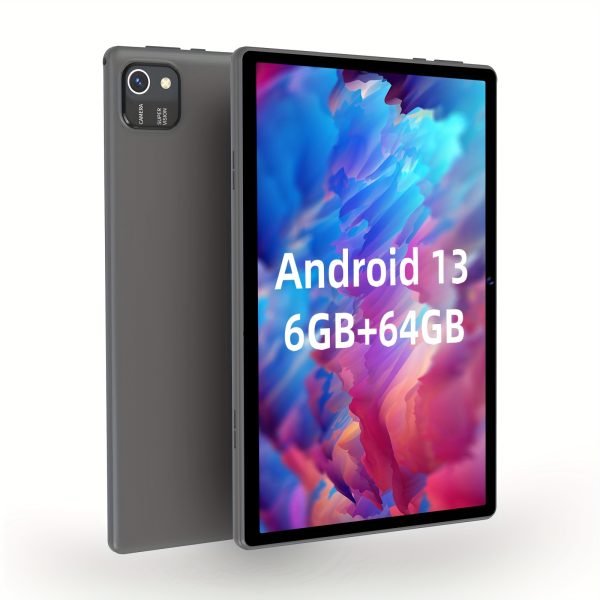 Tableta Android 13 de 10,1 pulgadas, 6GB (2GB+4GB de expansión) de RAM, 64GB de ROM, batería de 6000mAh, equipada con procesador cuadricore, pantalla IPS HD de 1280*800, cámaras dobles, wifi, tableta, pad. - Image 3