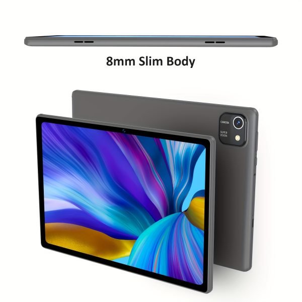 Tableta Android 13 de 10,1 pulgadas, 6GB (2GB+4GB de expansión) de RAM, 64GB de ROM, batería de 6000mAh, equipada con procesador cuadricore, pantalla IPS HD de 1280*800, cámaras dobles, wifi, tableta, pad. - Image 8