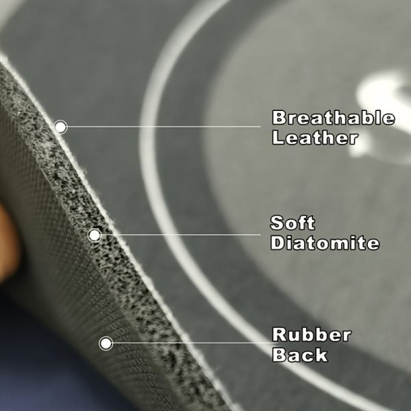 1pc Alfombra de cocina de lodo de diatomea Premium, Alfombra de suelo superabsorbente con fondo antideslizante, Alfombra de baño de secado rápido para sala de estar grande, Alfombra de baño absorbente, Alfombra de suelo de lavandería, Alfombra de entrada, Alfombra de corredor de hogar lavable para pasillo de lavandería - Image 10