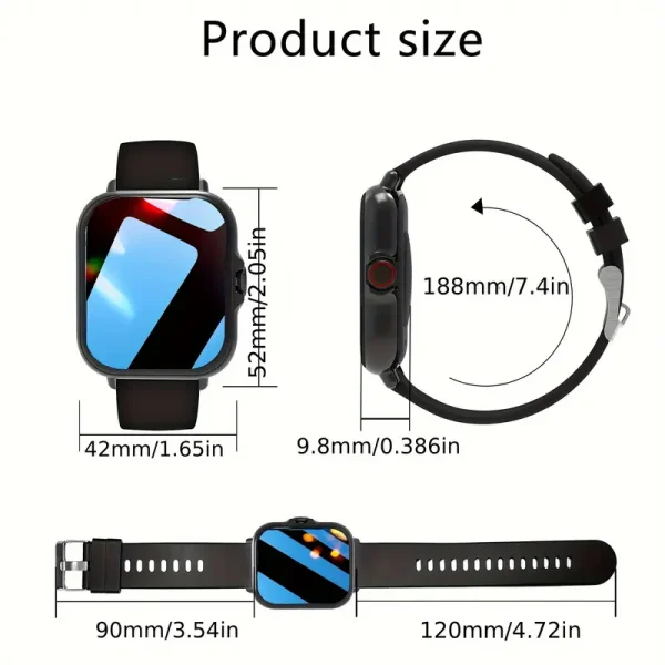 Smartwatch para hombres y mujeres, soporta llamadas inalámbricas - Image 2