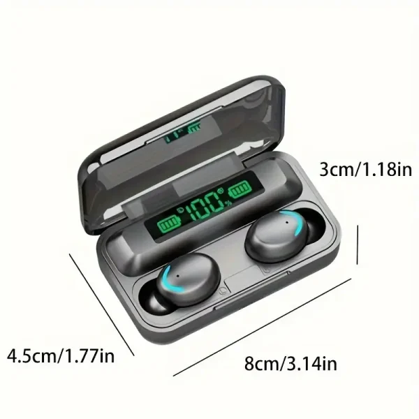 Audífonos Inalámbricos F9 TWS Hi-Fi Stereo - Auriculares - Image 2