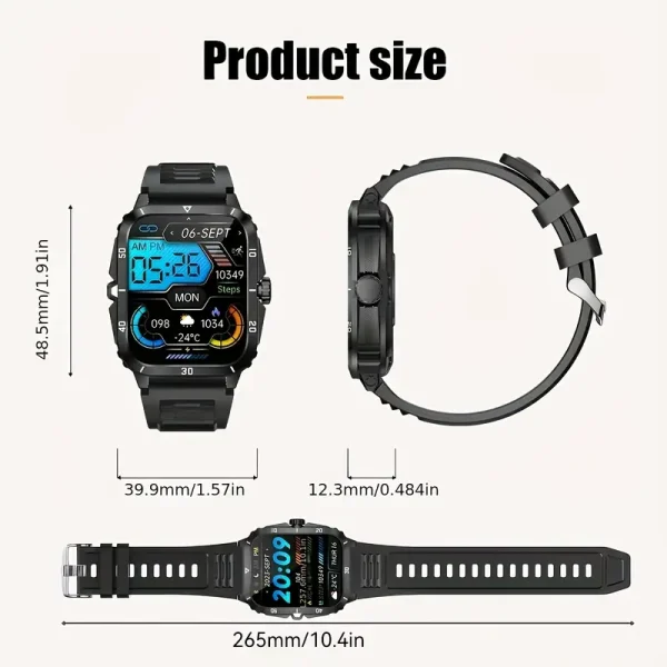 Reloj inteligente JELLOO de pantalla grande con más de 100 modos - Image 2