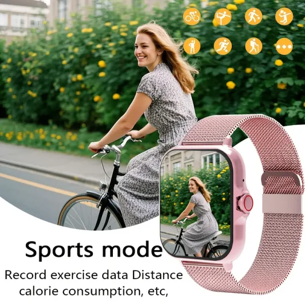 Smartwatch para hombres y mujeres, soporta llamadas inalámbricas - Image 3