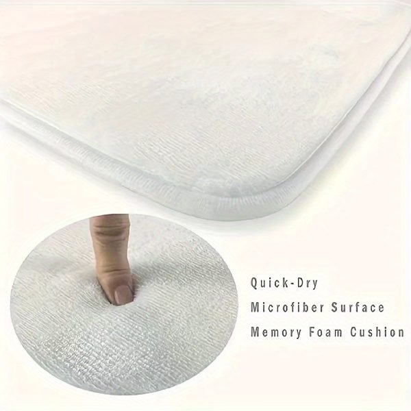 1pieza Alfombra de fibra de poliéster de 1.1cm de grosor para cocina con impresión de bienvenida - Antideslizante, alfombra de suelo para cocina, sala de estar, porche y decoración de balcón, alfombra de suelo de cocina | Alfombra de cocina moderna | Alfombra de cocina duradera, alfombra de cocina - Image 11