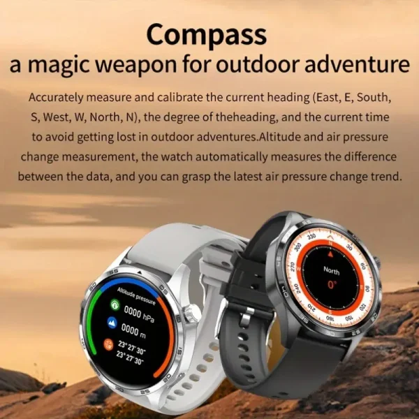 Reloj Inteligente 2025 New Watch 5 Pro para Hombres con GPS - Image 3