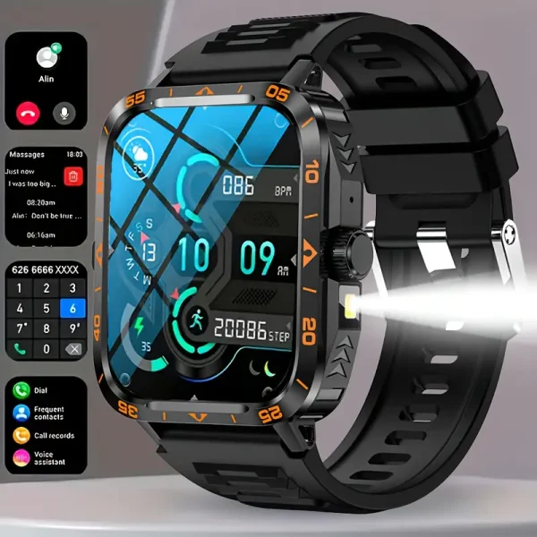 Reloj Inteligente 2024, Impermeable IP67, Pantalla LED