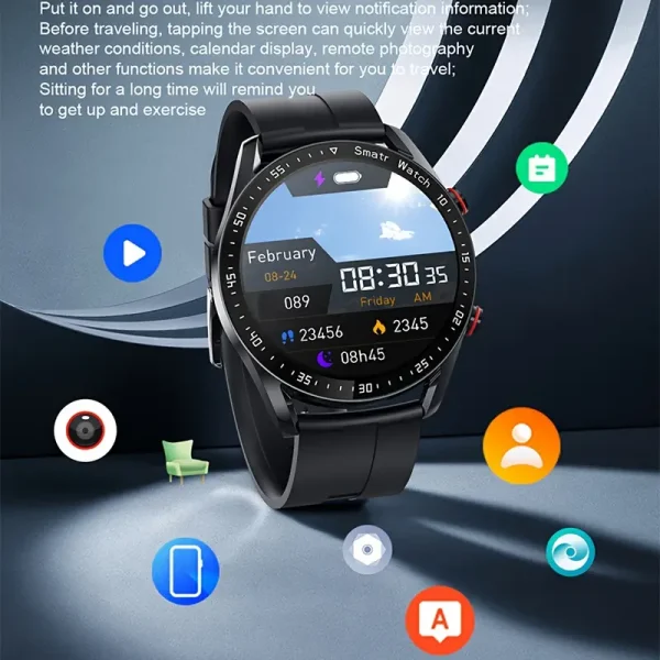 ChiBear Reloj Inteligente para Hombres Impermeable IP67 - Image 2