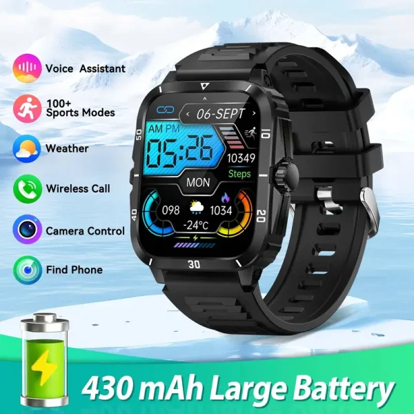 Reloj inteligente JELLOO de pantalla grande con más de 100 modos