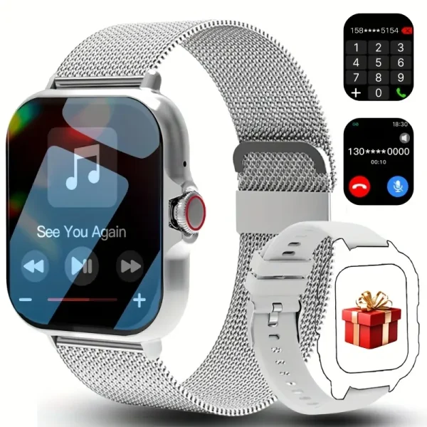 Smartwatch para hombres y mujeres, soporta llamadas inalámbricas - Image 4