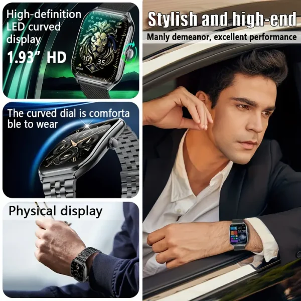 Reloj inteligente ultrafino DAORKOW de 1,96 pulgadas - Image 4