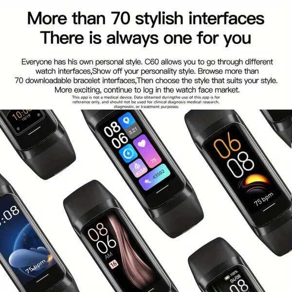 Nuevo reloj inteligente de 1,1 pulgadas con pantalla táctil completa - Image 4