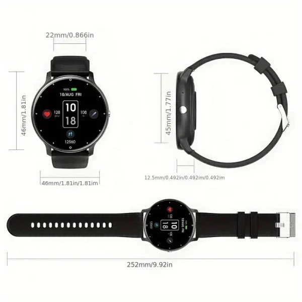 Reloj Inteligente PEJE para Hombres con Pantalla Táctil Completa - Image 4
