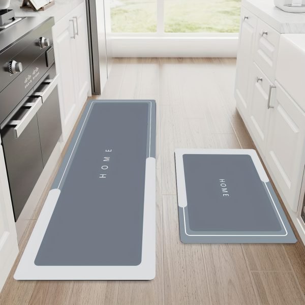 Juego de Alfombrillas Absorbentes de Diatomita de Dos Piezas, Antideslizantes y Fáciles de Limpiar y Lavables, Adecuadas para Cocina, Entrada de la Cocina, Puerta del Baño, etc - Image 2